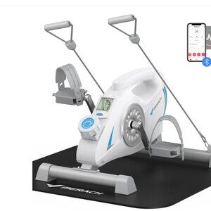 MERACH Under Desk Bike Pedal Exerciser Indoor Silent Elliptical Machine